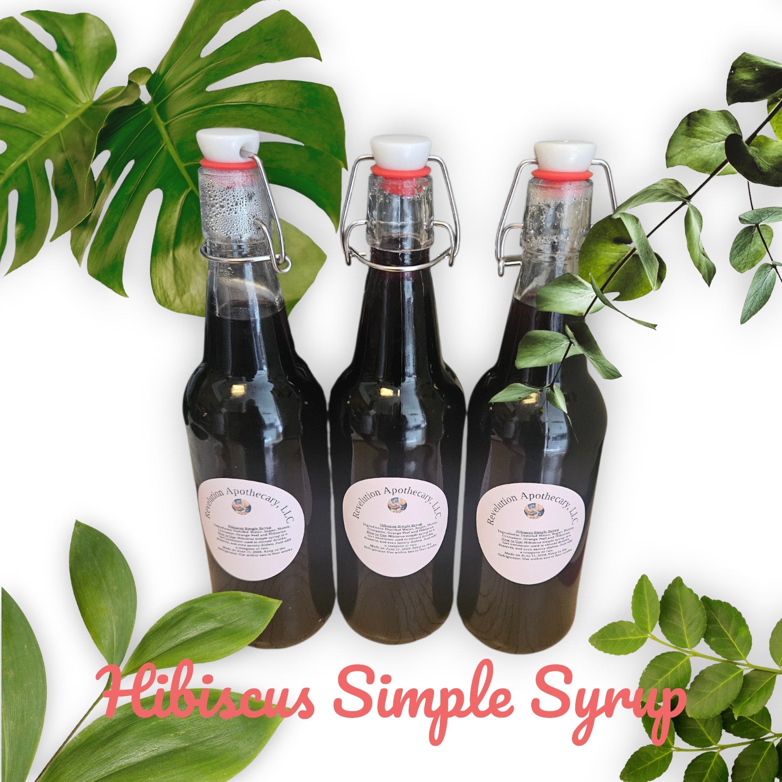 Hibiscus Simple Syrup