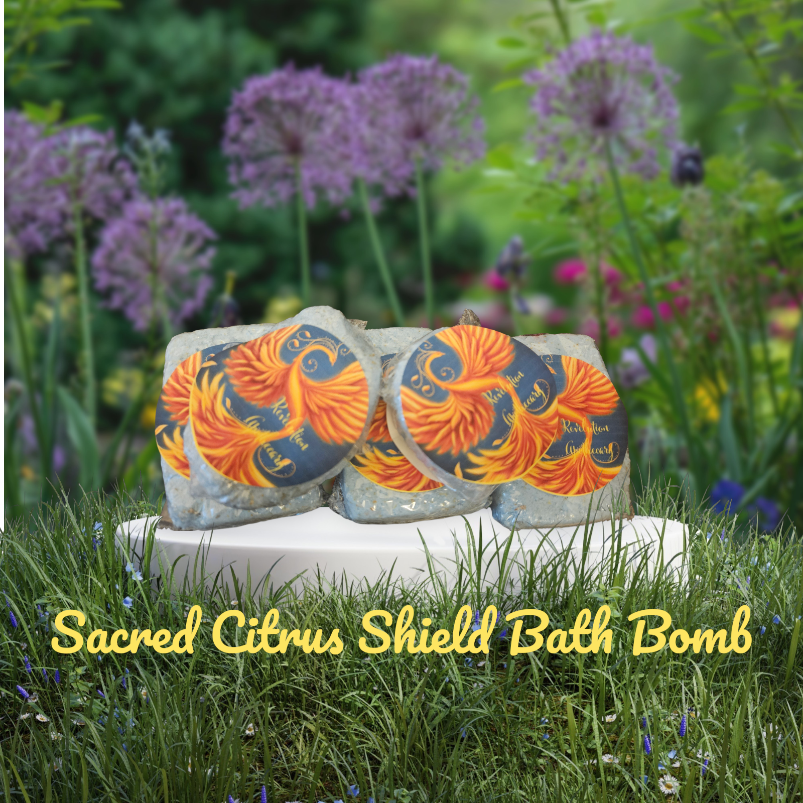 Sacred Citrus Shield Bath Bombs